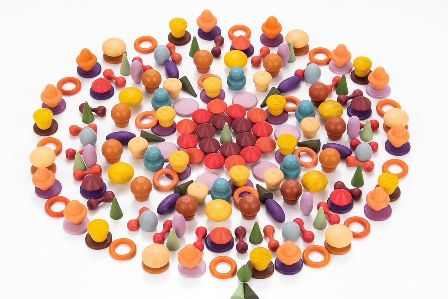 Super set piezas de madera 420 piezas - Tickit Educational Toys