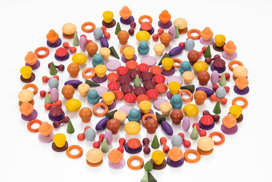 Super set piezas de madera 420 piezas - Tickit Educational Toys