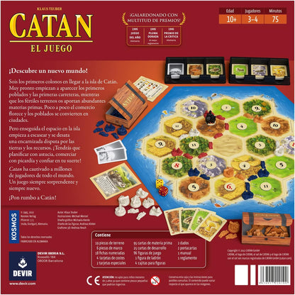 Catán El Juego - Juego de mesa - Devir - Desde 8 años Board Games