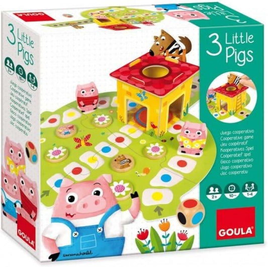 Los 3 cerditos - Juego de mesa - Goula - Desde 2 años Board Games