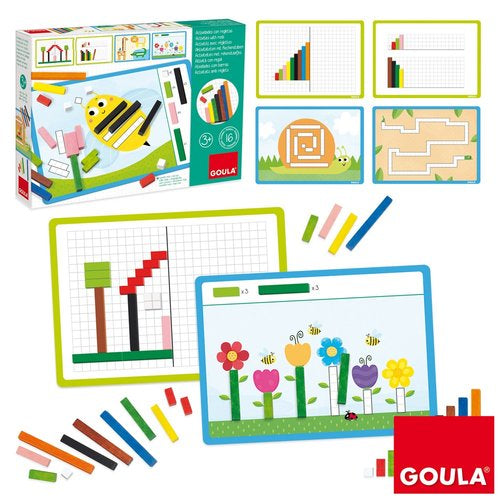 JUEGO DE MESA REGLETAS - Juego de mesa - Goula - Desde 3 años