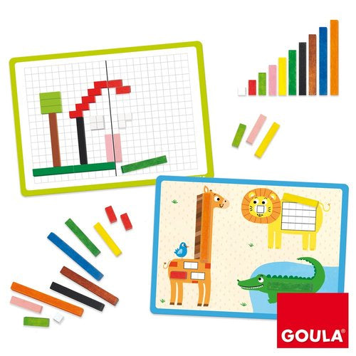 JUEGO DE MESA REGLETAS - Juego de mesa - Goula - Desde 3 años