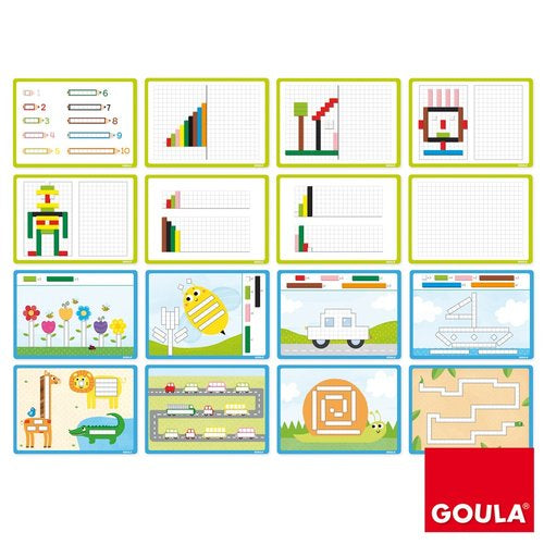 JUEGO DE MESA REGLETAS - Juego de mesa - Goula - Desde 3 años