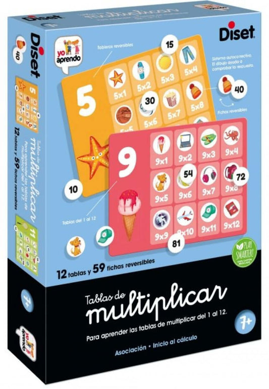 Tablas de Multiplicar - Juego de mesa - Diset - Desde Desde Board Games