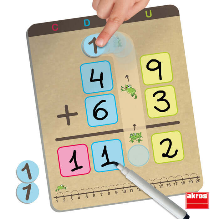 JUEGO AKROS APRENDE A SUMAR Y RESTAR CON LLEVADAS Educational Toys