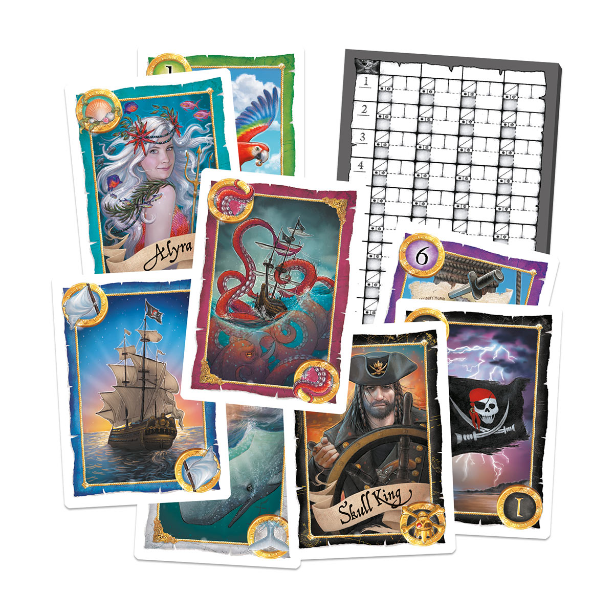 Skull King  - Juego de cartas de bazas - Devir - Desde 8 años -  2 a 8  jugadores