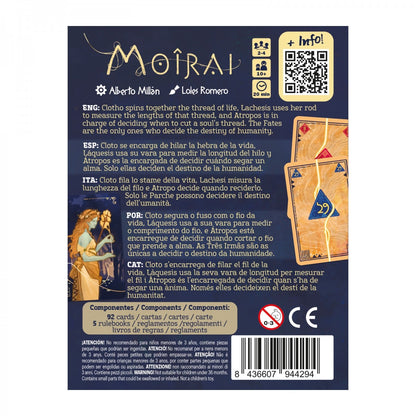 Moirai - Juego de mesa - Devir - Desde 10 años - 2 a 4 jugadores