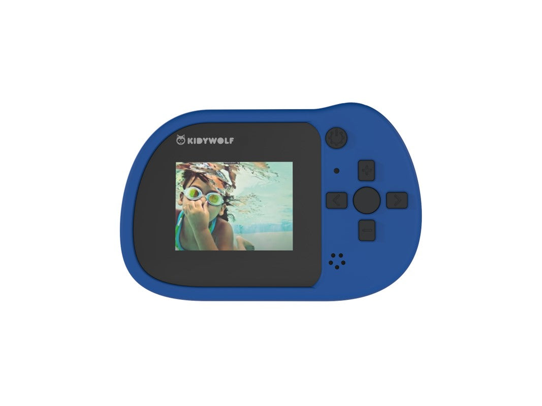 Cámara Digital Infantil KIDYCAM Azul – Para niños de 3 a 8 años – Fomenta su creatividad y atención