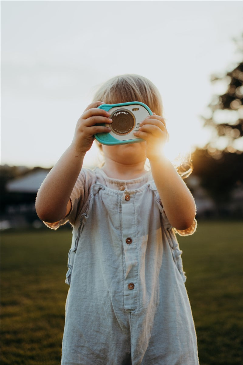 Cámara Digital Infantil KIDYCAM Azul – Para niños de 3 a 8 años – Fomenta su creatividad y atención
