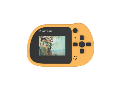 Cámara Digital Infantil KIDYCAM Naranja – Para niños de 3 a 8 años – Fomenta su creatividad y atención
