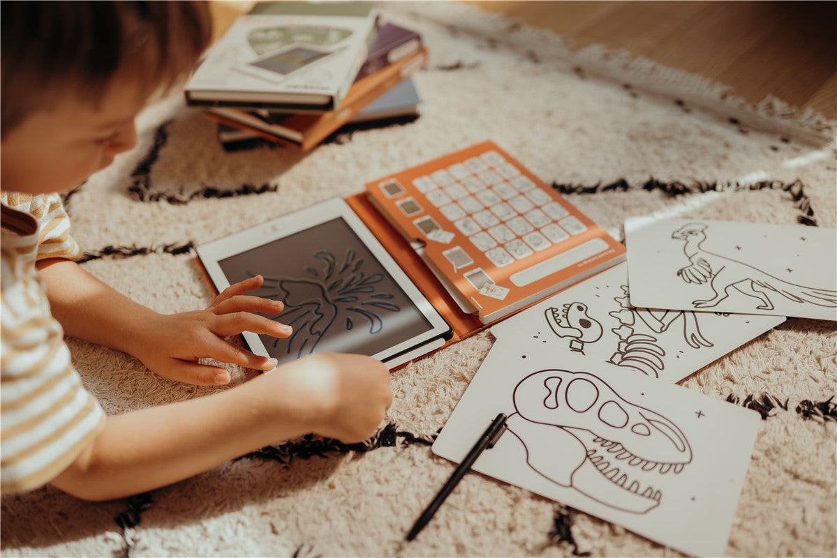 KIDYDRAW - MINI- Animales  - Pizarra Portatil LCD para dibujar y calcar