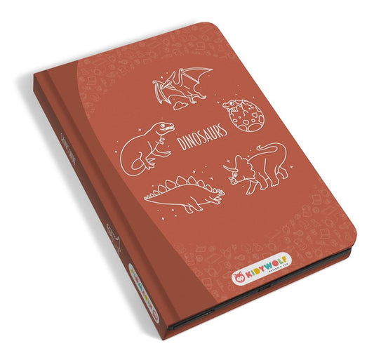 KIDYDRAW - MINI- Dinos  - Pizarra Portatil LCD para dibujar y calcar