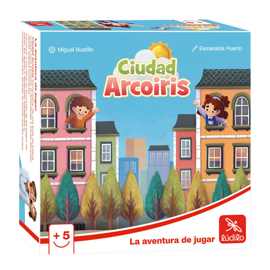 Ciudad Arcoiris - Juego de mesa - Ludilo - 5+ años