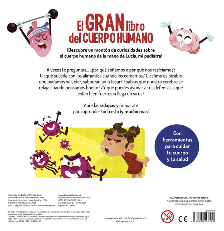 El gran libro del cuerpo humano | Lucía Galán Bertrand Books