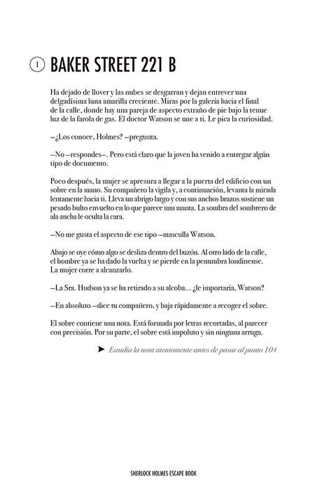 Sherlock Holmes Escape Book Aventura en la red de aguas londinense