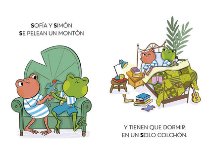 El dragón de las letras 4 - Dos sapos, un dragón y un solo colchón | ORO, BEGOÑA Books