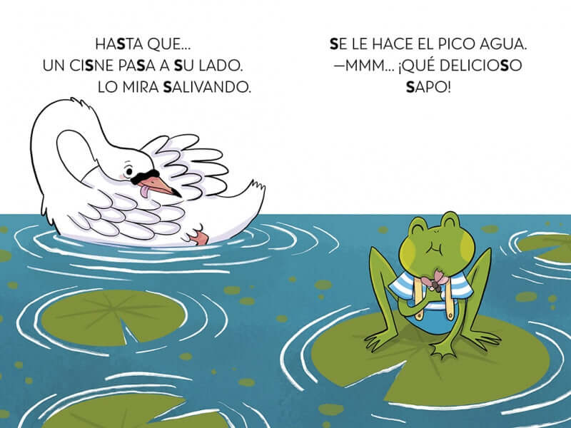 El dragón de las letras 4 - Dos sapos, un dragón y un solo colchón | ORO, BEGOÑA Books