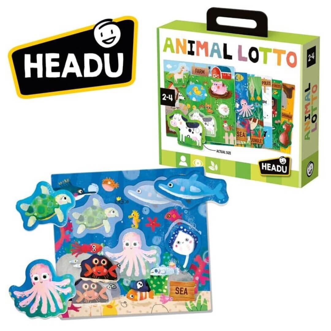 Animal Lotto | 2+ Años | Headu Educational Toys