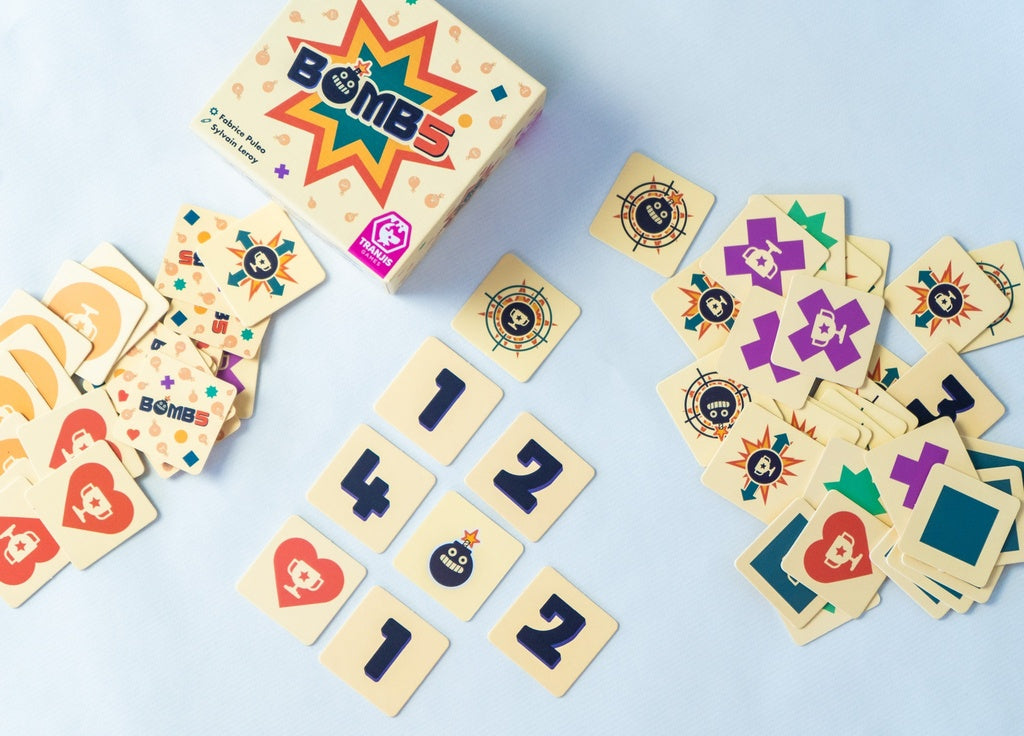 Bomb5 - Juego de mesa - Tranjis - 2-5 jugadores - 7+ años - 15 min