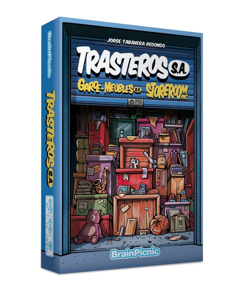 Trasteros – BrainPicnic - Juego de estrategia y decisiones clave - 10+ años · 2-4 jugadores · 20 min
