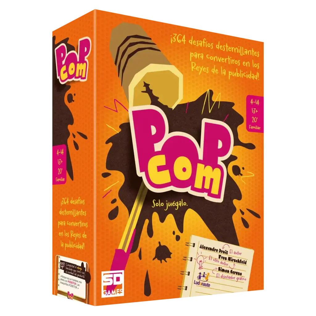 Pop Com - Juego de mesa - SD GAMES - Desde 13 años Board Games
