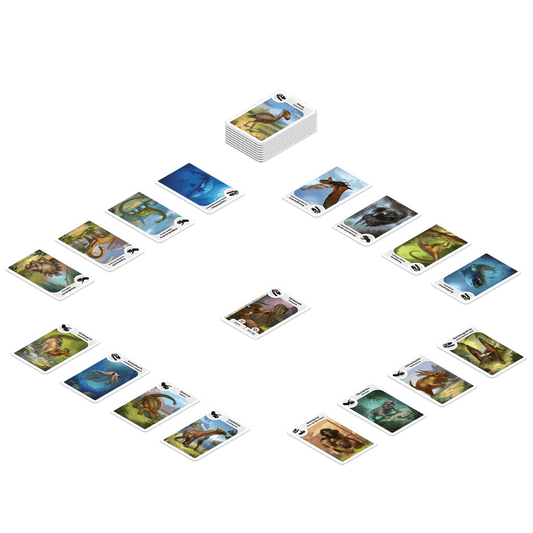 Cardline Dinosaurios - Juego de mesa - Asmodee - Desde 7 años Board Games