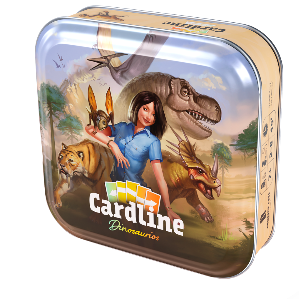 Cardline Dinosaurios | 7 años | 2 a 8 jugadores | Asmodee