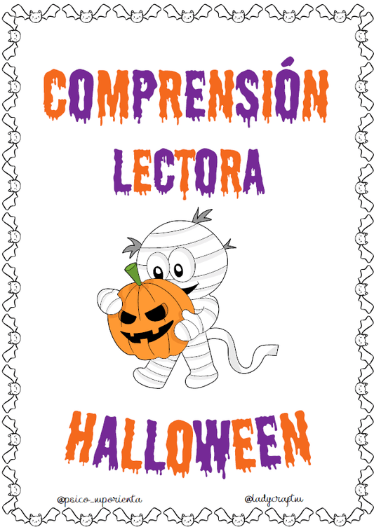 COMPRENSIÓN LECTORA HALLOWEEN | Ladycraft E-Books