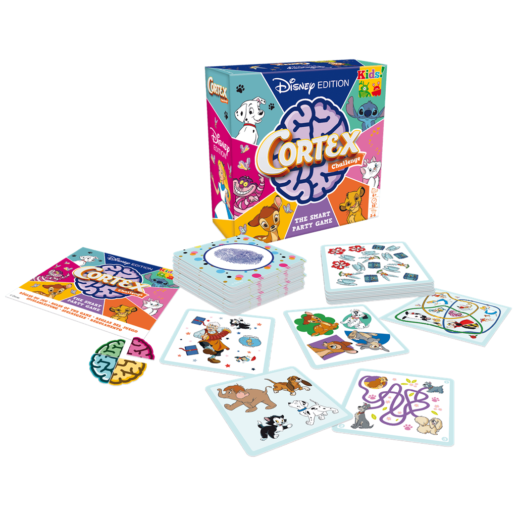 Cortex Kids Disney Edition | Juego de mesa 6 años | Asmodee