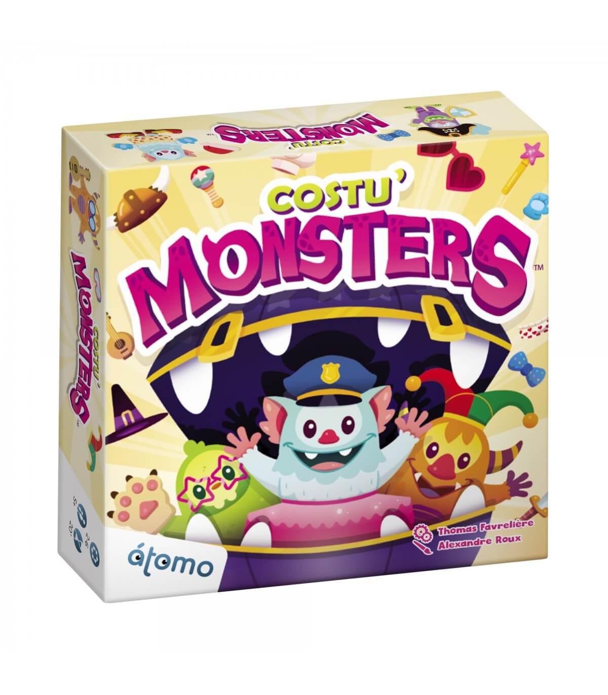 COSTU' MONSTERS - Juego de mesa - Atomo - Desde 5 años Board Games