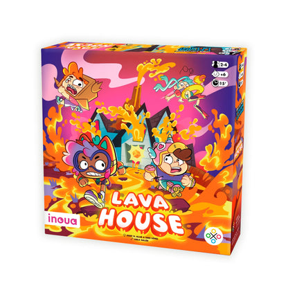 Lava House  - Juego de mesa de batalla - Inoua - Desde 6 años - 2 a 4 jugadores