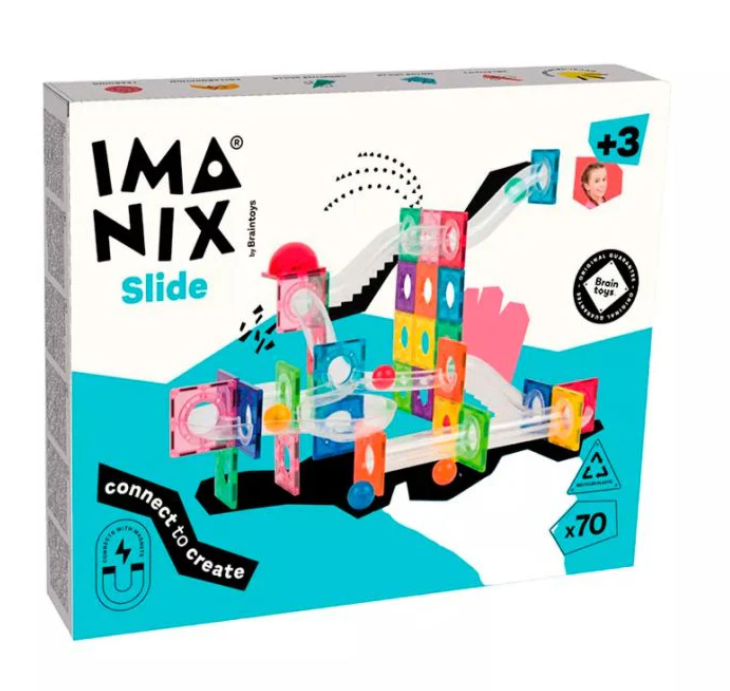 Braintoys Imanix Tobogan 70 piezas - Imanix