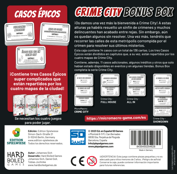 Micro Macro Bonus Box | Juego cooperativo | SD GAMES