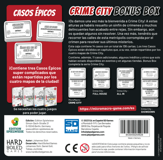 Micro Macro Bonus Box - Juego de mesa - SD GAMES - Desde 8 años Board Games