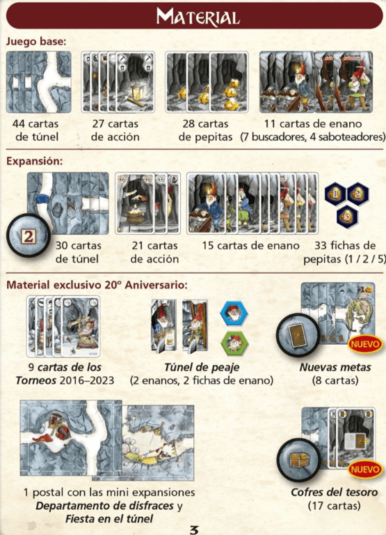 Saboteur 20 aniversario - Juego de mesa - Mercurio - Desde 8 años Board Games