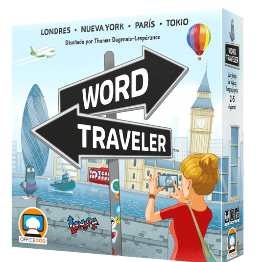 WORD TRAVELER  Juego de mesa| 2 a 5 jugadores | +10 | Asmodee