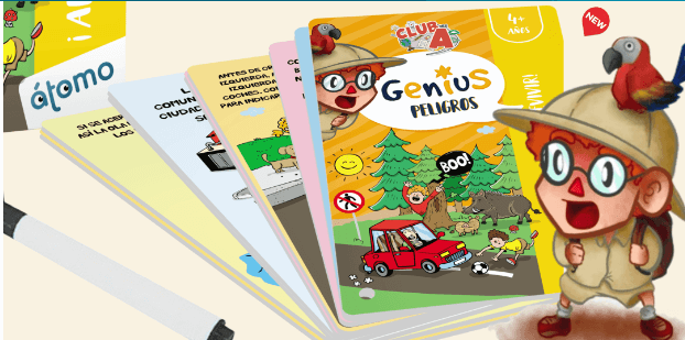 GENIUS! Peligros Club A | 4 años | Atomo Books