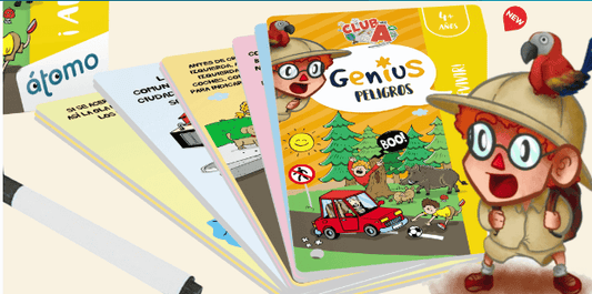 GENIUS! Peligros Club A | 4 años | Atomo Books