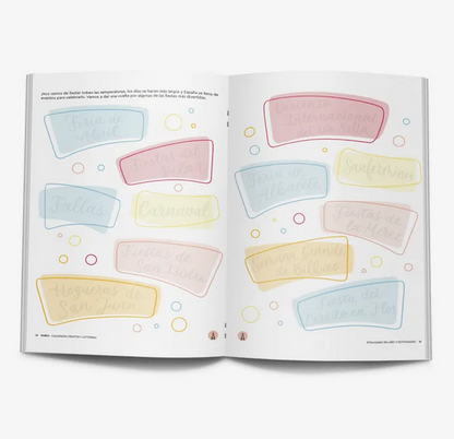 Caligrafía creativa y lettering. Estaciones del año y festividades | Nácher Rodríguez, Beatriz (copia) Books