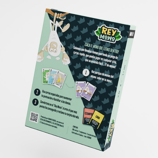Rey Mono - Juego de mesa - Badan - Desde 8 años - 2 a 8 jugadores (Reserva)