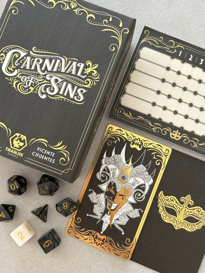 Carnival of Sins  - Juego astucia y deducción - Tranjis - 2 a 5 jugadores - +10 años