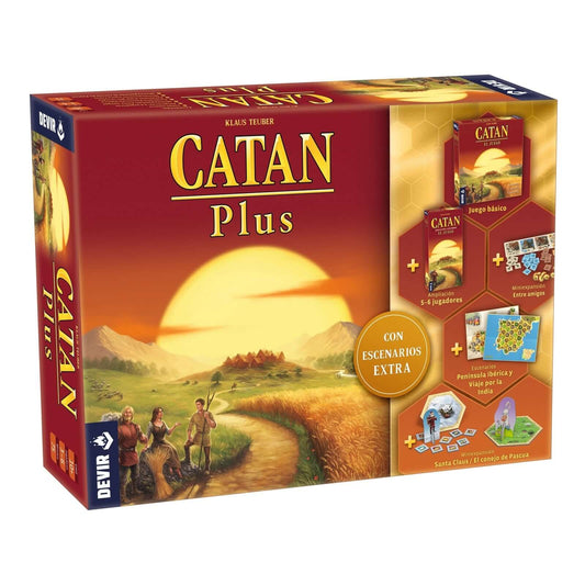 Catán Plus Ed 2023 - Juego de mesa - Devir - Desde 8 años Board Games