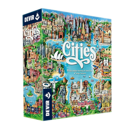 Cities - Juego de mesa - Devir - Desde 10 años Board Games