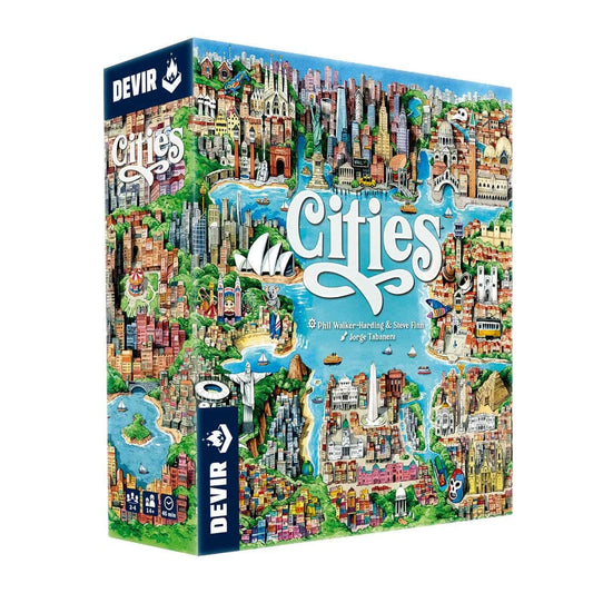 Cities - Juego de mesa - Devir - Desde 10 años Board Games