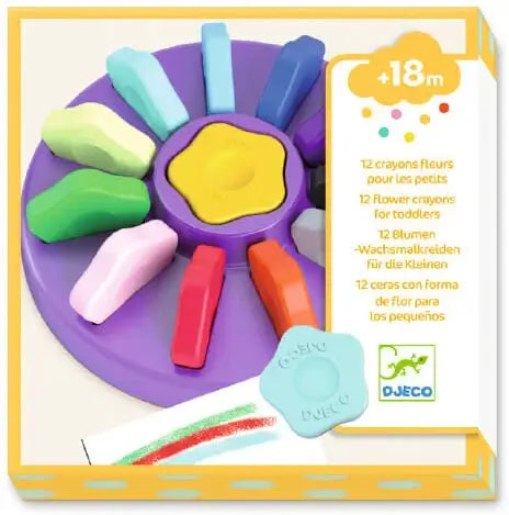 Colores para peques 12 con forma de flor  | Desde 18 meses