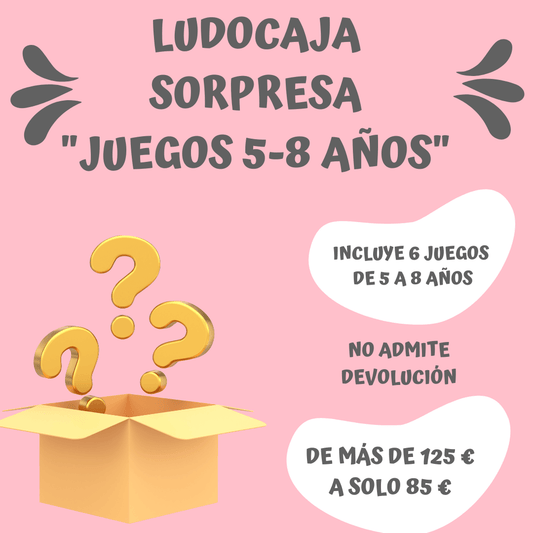 Ludocaja sorpresa "Juegos 5-8 años" - Juego de mesa - Mi Juego Bonito Board Games