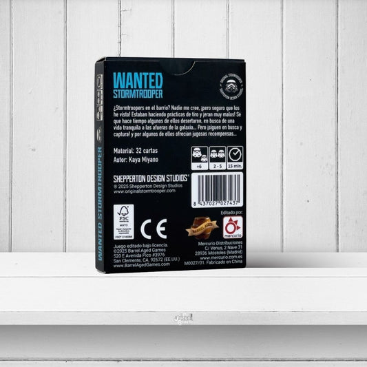WANTED STORMTROOPER - Juego de cartas de predicción - Mercurio - 6+ años - 2 a 5 jugadores