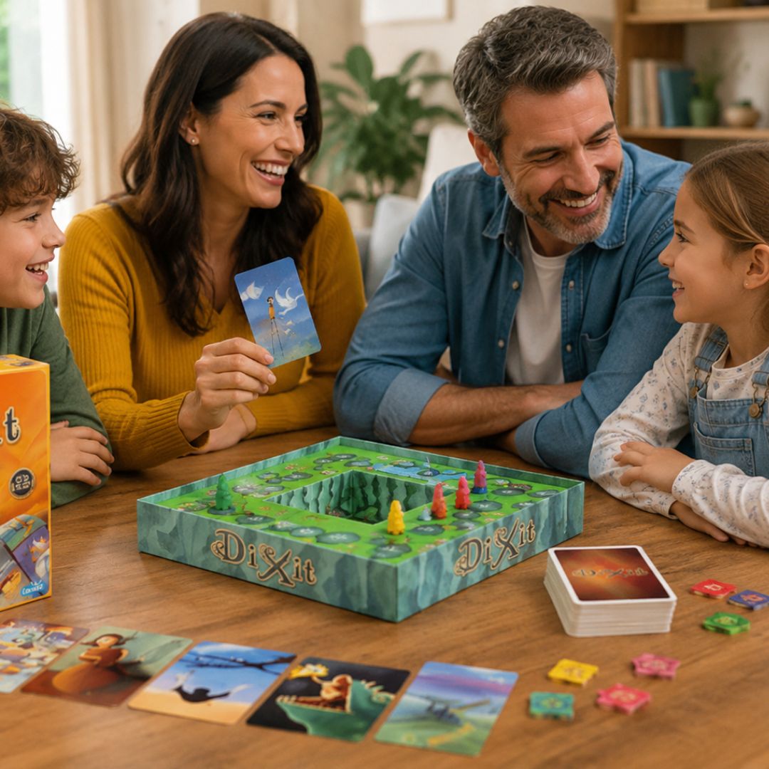 Dixit – Imágenes que hablan sin palabras (8+ años · 3-8 jugadores · 30 min) · Asmodee
