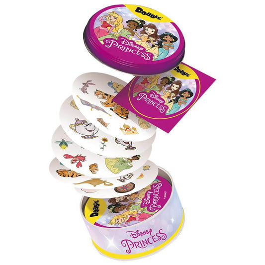 Dobble disney princess juego de cartas - Juego de mesa - Asmodee - Desde 4 años - 2 a 8 jugadores