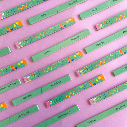 52 desafíos de mímica - Juego de mesa - The Happy Gang - Desde 5 años